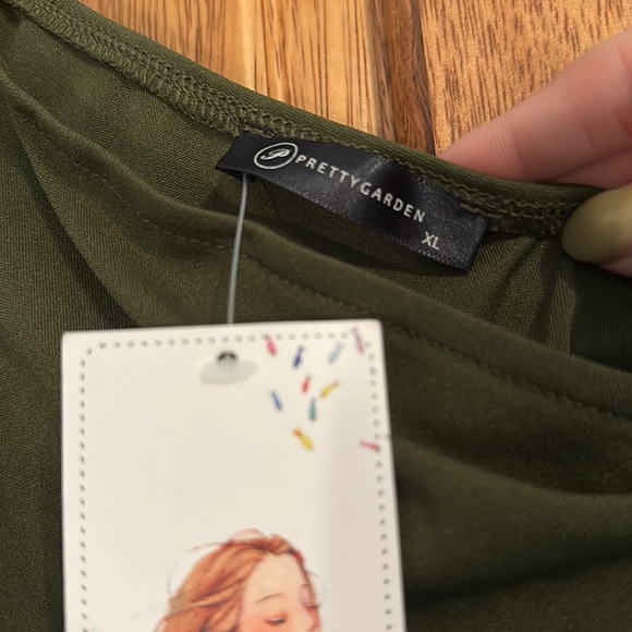 One Shoulder Asymmetrical Mini Dress - Picture 3 of 4